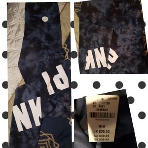 Blue cute Tie die PINK VS leggings